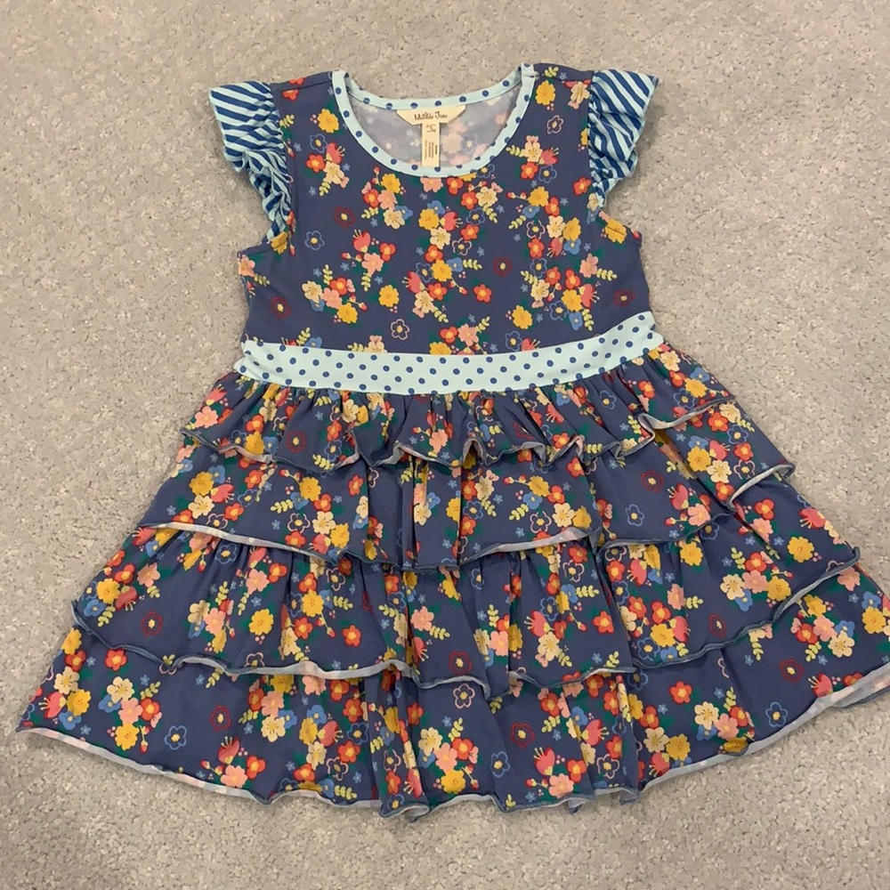 EUC Matilda Jane Monologue Ruffle Tunic